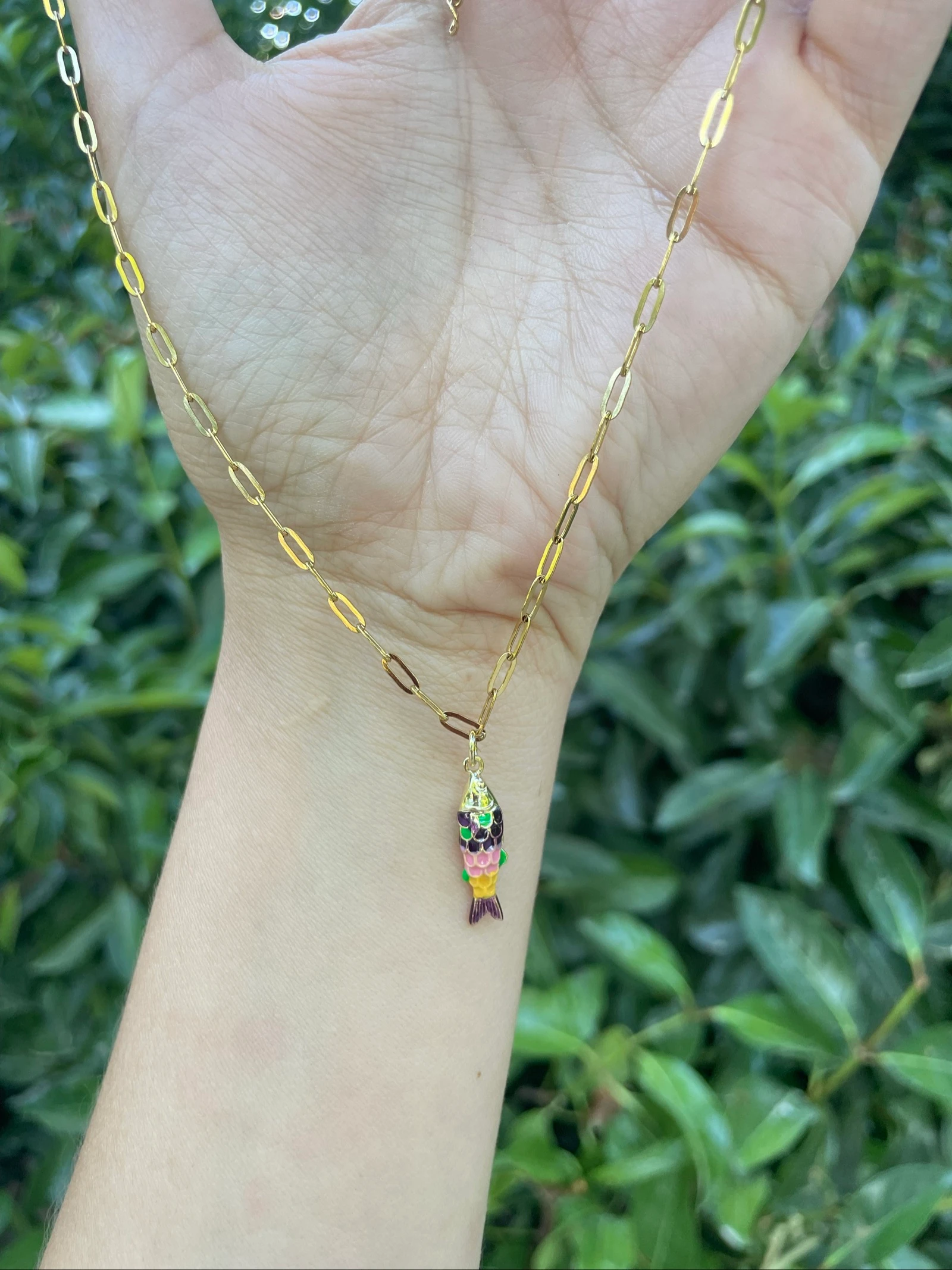 Collar pez acero